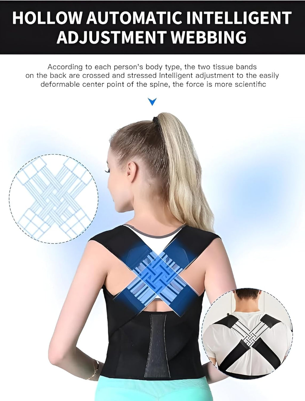 Neoprene Posture Corrector Back Brace